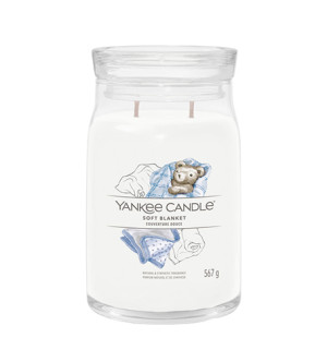 Yankee Candle Soft Blanket signature svíčka velká pro muže