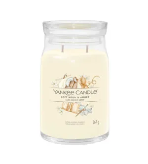 Yankee Candle Yankee Candle Soft Wool & Amber vonná svíčka pro muže