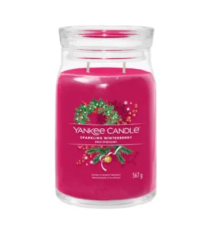 Yankee Candle Yankee Candle Sparkling Winterberry signature svíčka velká pro muže