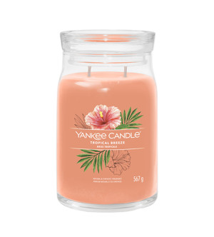 Yankee Candle Tropical Breeze signature svíčka velká pro ženy