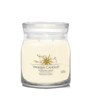Yankee Candle Yankee Candle Twinkling Lights signature svíčka střední pro muže