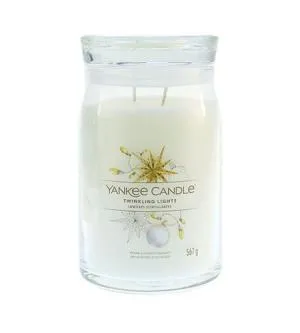 Yankee Candle Twinkling Lights signature nagy gyertya 567 g