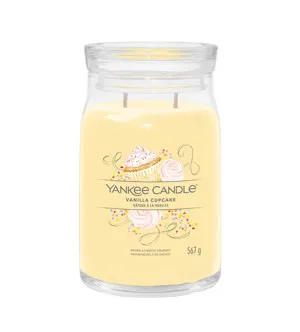 Yankee Candle Yankee Candle Vanilla Cupcake signature svíčka velká pro muže