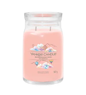 Yankee Candle Yankee Candle Watercolour Skies signature svíčka velká pro ženy