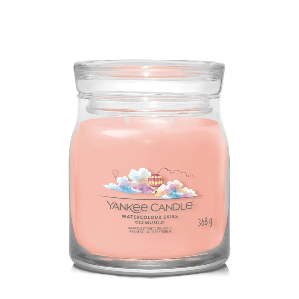 Watercolour Skies Signature votivní svíčka pro ženy 37 g