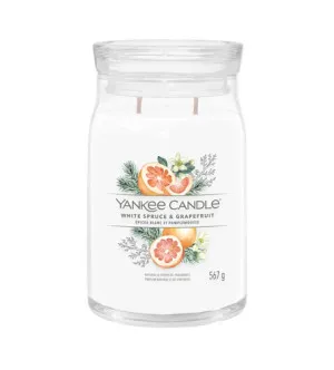 Yankee Candle Yankee Candle White Spruce & Grapefruit signature svíčka velká pro muže