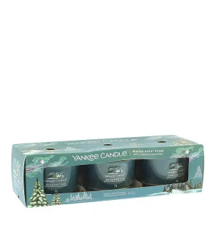 Yankee Candle Yankee Candle Winter Night Stars votivní svíčka ve skle pro muže
