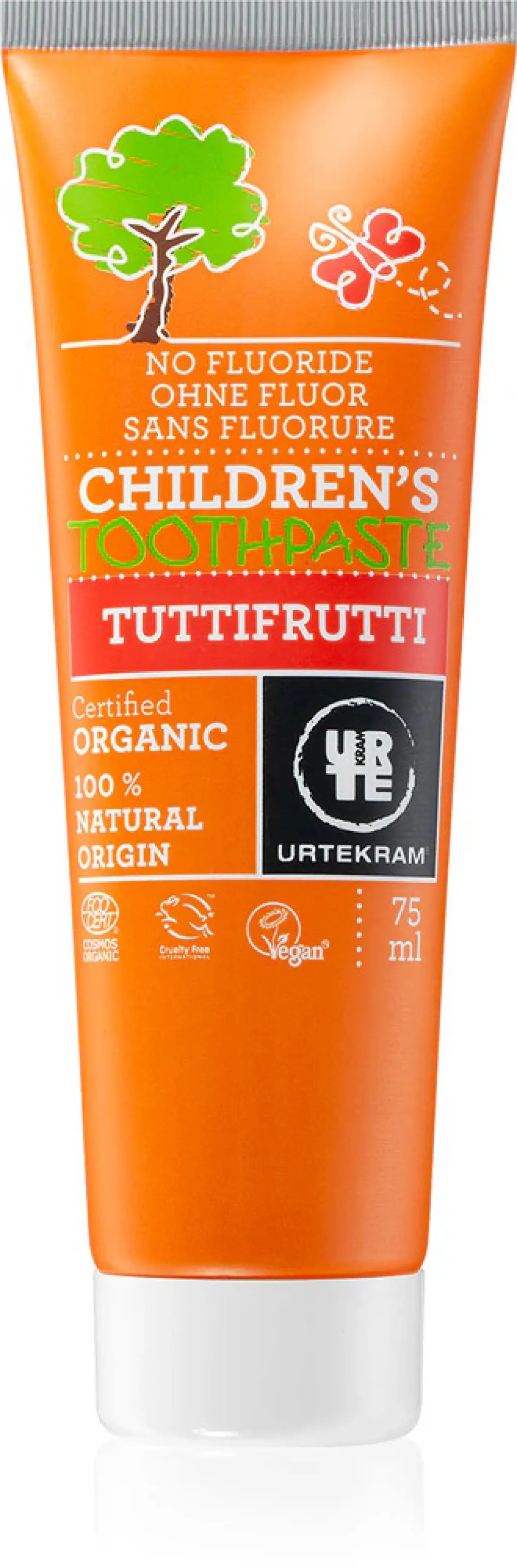 Urtekram Fogkrém tutti frutti 75ml BIO, VEG
