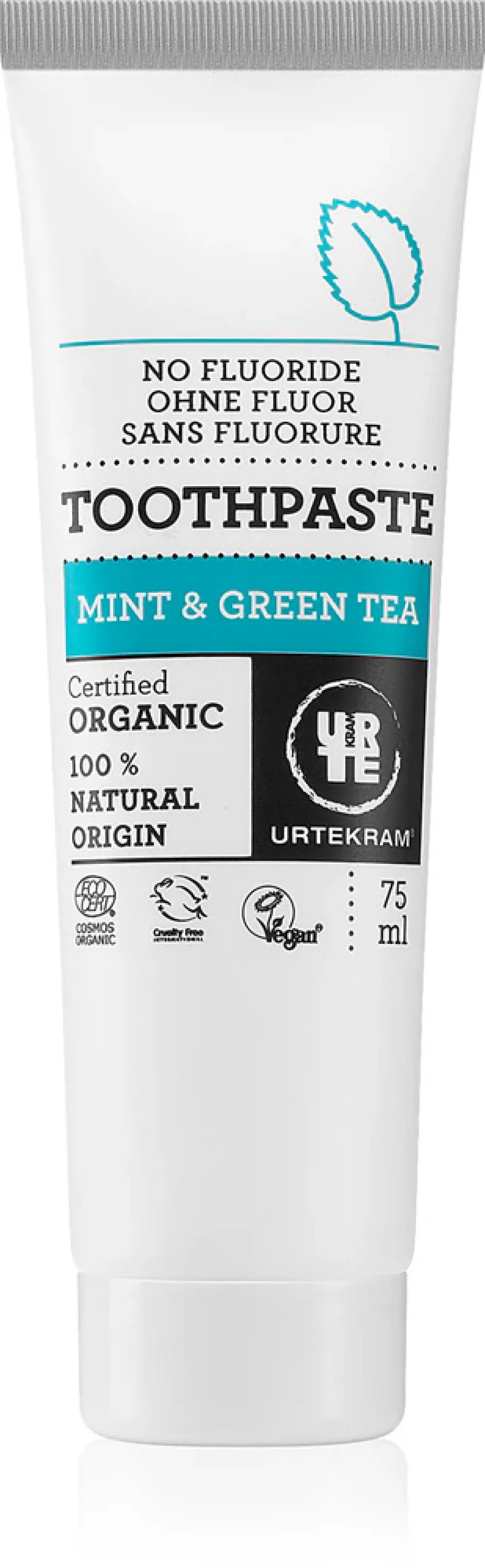 Urtekram Zöld tea és menta fogkrém 75ml BIO, VEG