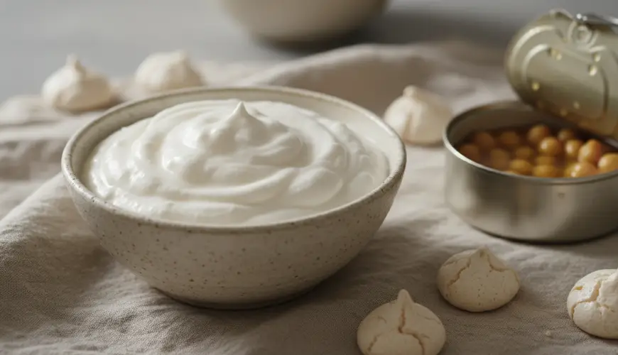 Az aquafaba, vagyis a csicseriborsó leve helyettesítheti a tojást sütésnél