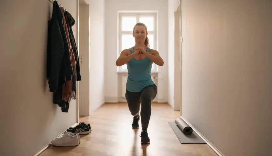 A folyosói edzés jobban működik, mint gondolná – még kis lakásban is