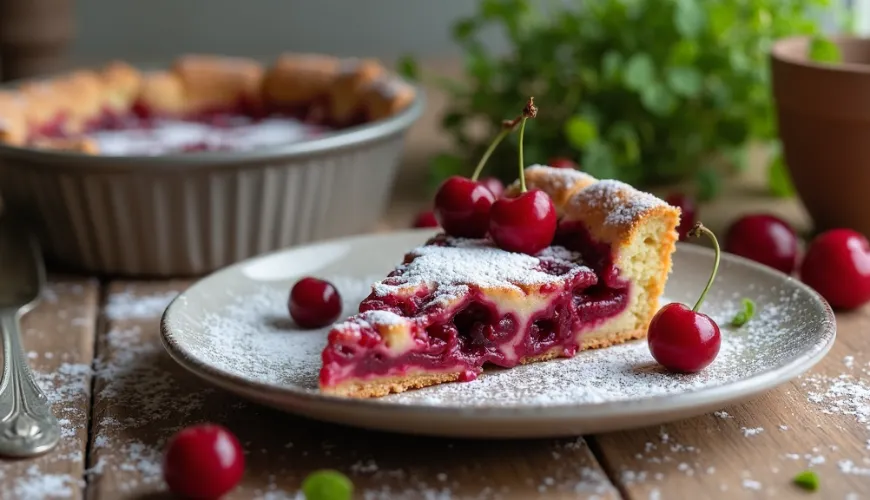 Hogyan készítsünk klasszikus clafoutis-t cseresznyével, amely mindenkit lenyűgöz