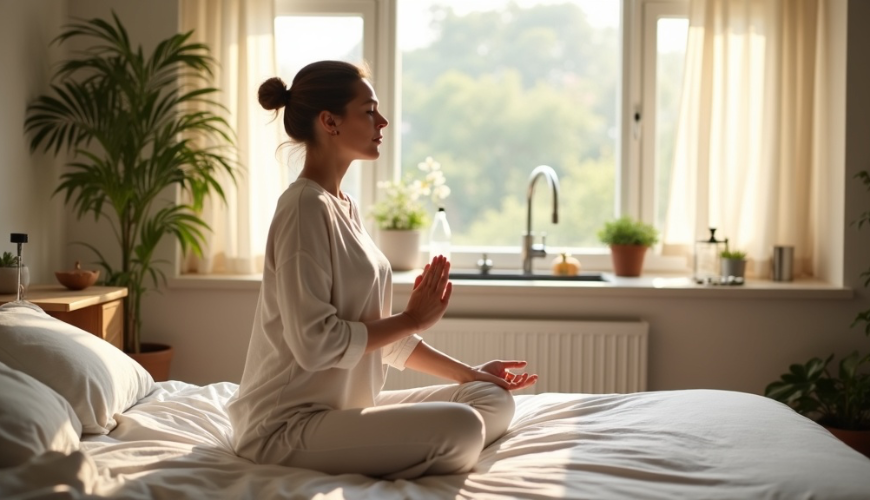 A nyirokrendszer reggel lassabban ébred fel, ezért néhány gyengéd gyakorlat és légzés segíthet.