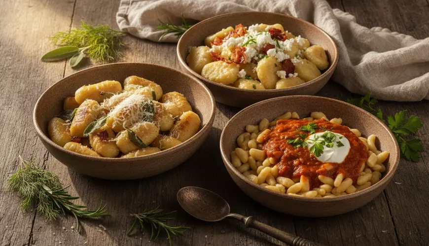 Nokedli, halušky, gnocchi és rokonságuk