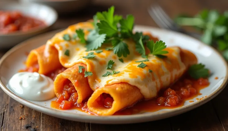 Enchiladák elkészítése házi mártással a Mexikó ízéért