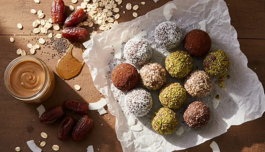 # Recept az egészséges energiagolyókhoz sütés nélkül 10 perc alatt