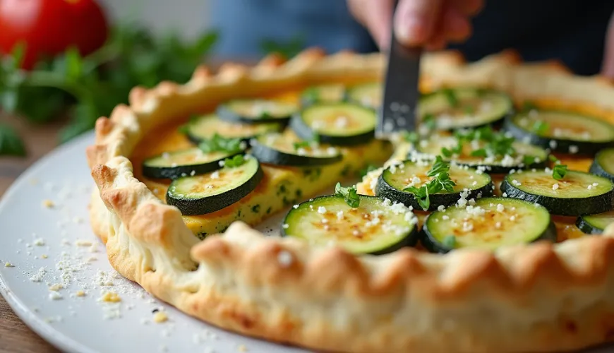 A sós cukkini torta tökéletes étel a nyári élvezetekhez.