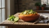 Egyszerű recept lime-os és korianderes édesburgonya-pürével