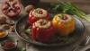 Töltött paprika grúz recept szerint dióval
