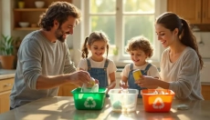 A gyerekek és az ökológia otthon kezdődik, amikor a szelektálást és a víztakarékosságot játékká alak