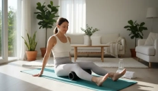 A foam roller néhány perc alatt enyhíti a merev izmokat