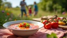 A gazpacho minden falattal elhozza az asztalodra a nyár ízét.