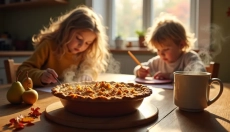 Körtés pite morzsával egyszerű és elérhető alapanyagokból