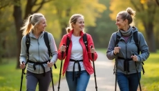 A nordic walking egy botokkal végzett gyaloglás, amely az egész testet megmozgatja, és nem terheli a