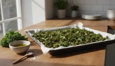 # Készítsen sütőben sült kelkáposzta chipset 10 perc alatt