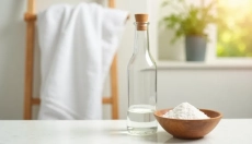 Már nincs többé kemény törölköző az ecet és szódabikarbóna használatával történő mosásnak köszönhető