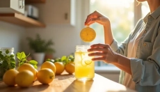 A citromos víz este segíti a méregtelenítést és a jobb alvást.