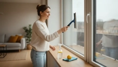 Próbáljon ki egy egyszerű trükköt a csíkmentes, fényes ablakokért