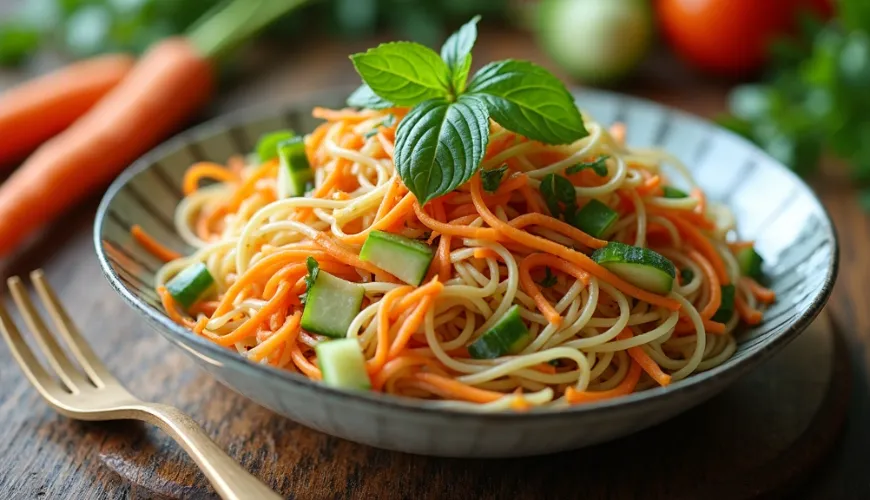 A vermicelli vékony tészta, amely gazdag múlttal rendelkezik a konyhaművészetben.
