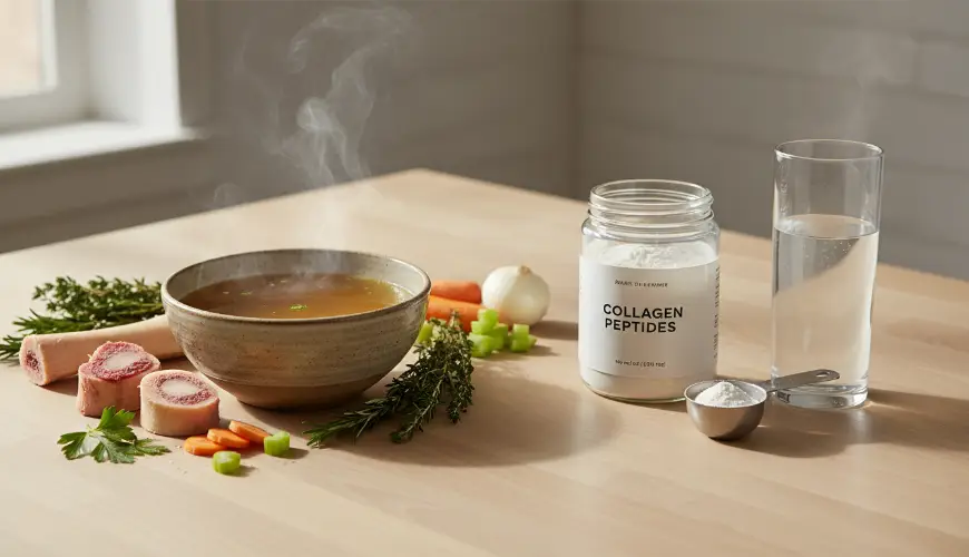 # Húsleves vs. kollagén étrend-kiegészítők a gyakorlatban